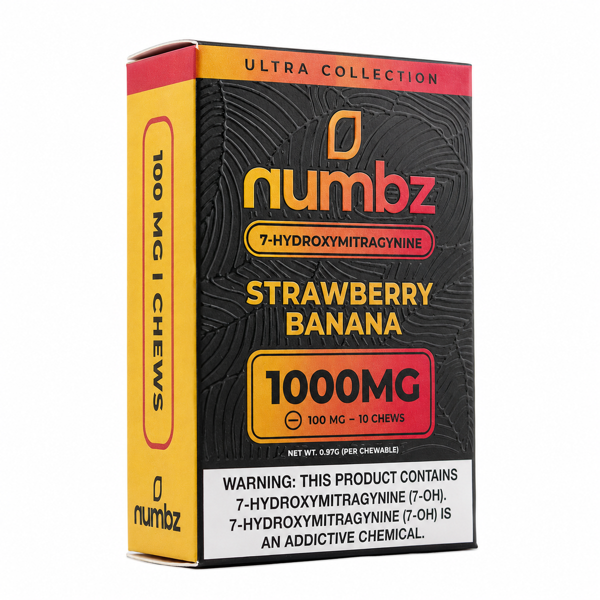Numbz Kratom Tablets Strawberry Banana 100mg