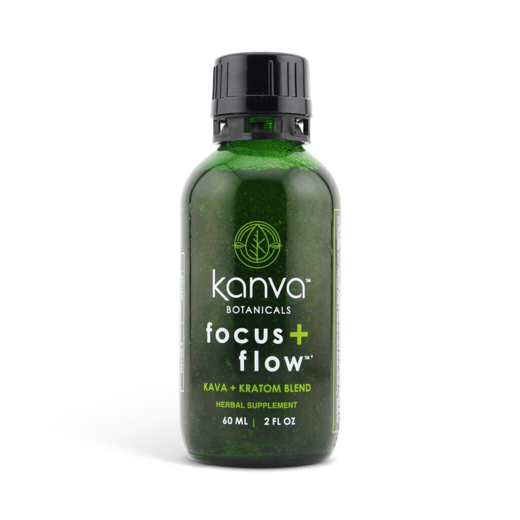 Kanva Focus and Flow Enhanced Blend Kava and Kratom Shot 60ml