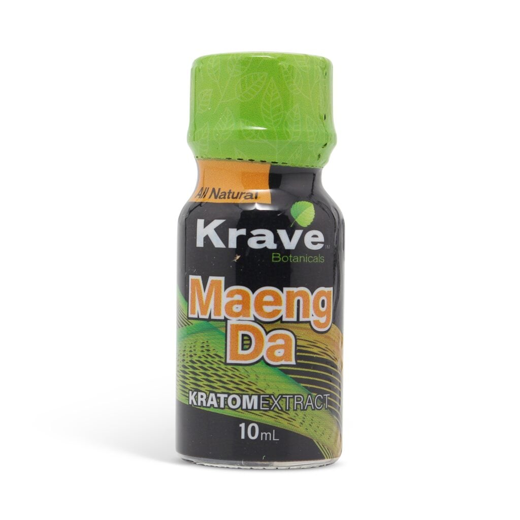 Krave Kratom Liquid Extract Shot Maeng Da 100mg 10ml