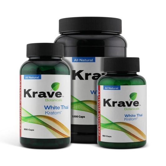 Krave White Thai Kratom Capsules
